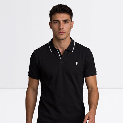 Tom Ford TF Polo – Black Contrast Trim ⚫👕 - MASTERPIECE