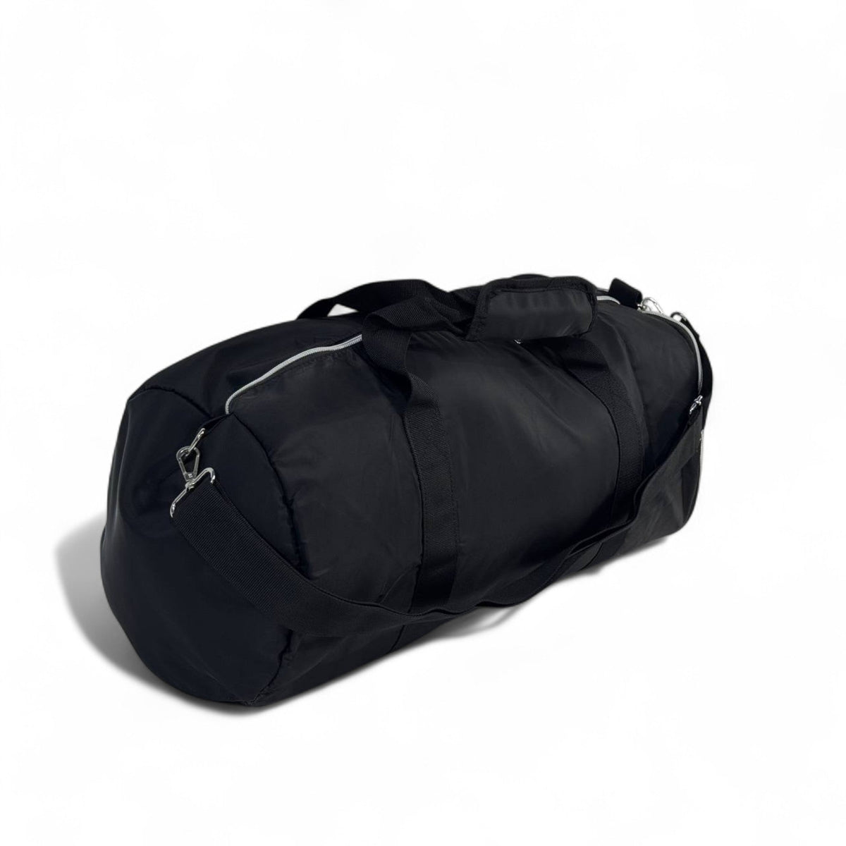 Tommy Hilfiger Black Duffel Bag – Classic Stripe Logo - MASTERPIECE