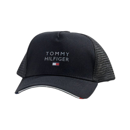 Tommy Hilfiger Black Trucker Cap – Classic Logo Edition 🧢🔥 - MASTERPIECE