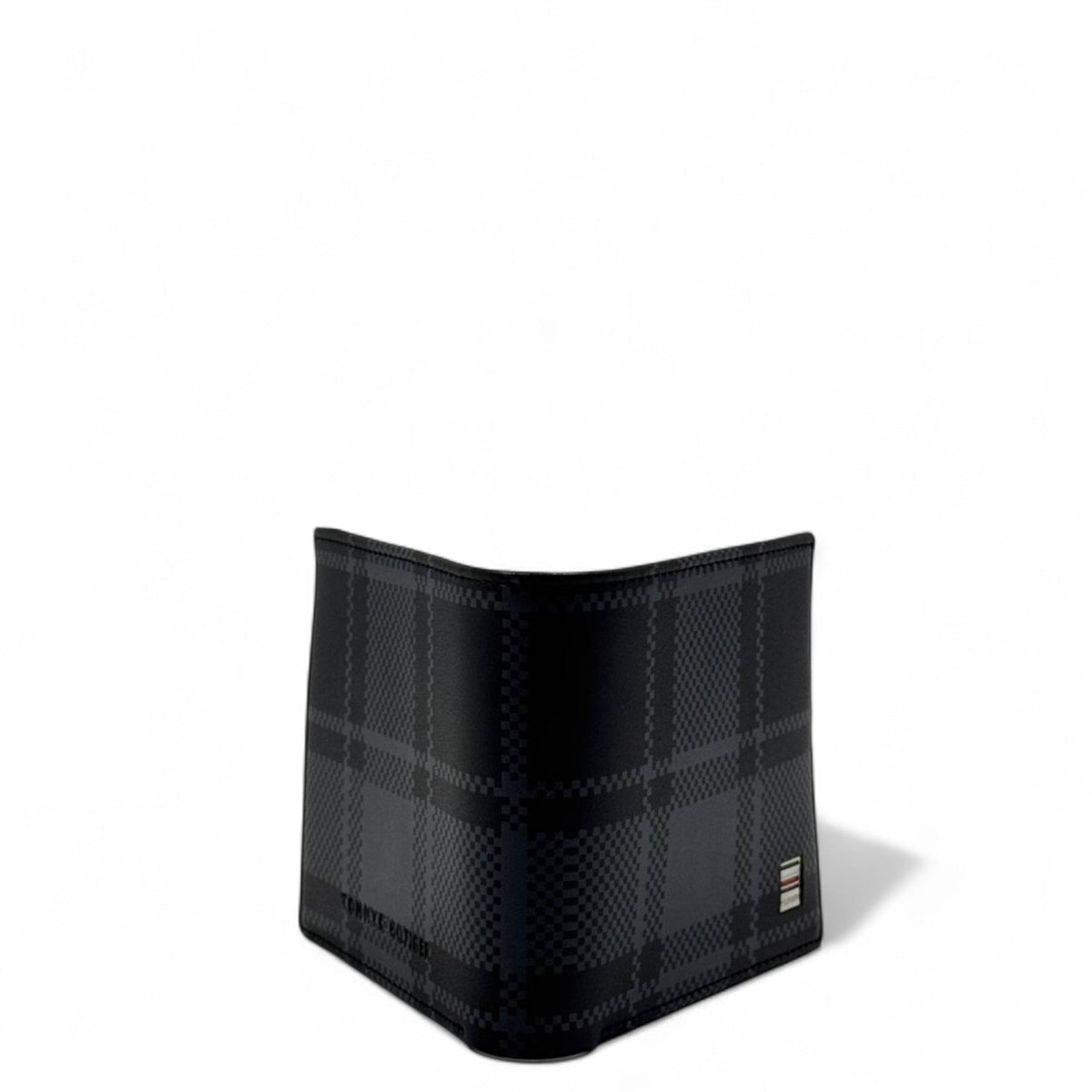 Tommy Hilfiger Checkered Print Wallet — Black - MASTERPIECE