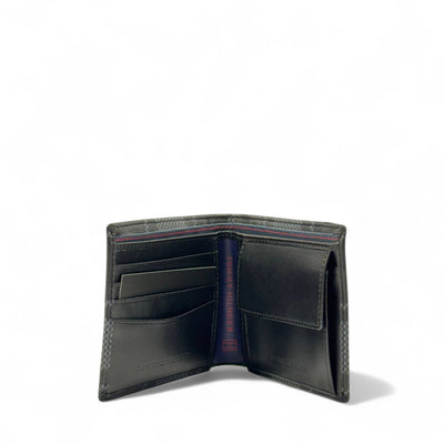 Tommy Hilfiger Checkered Print Wallet — Black - MASTERPIECE