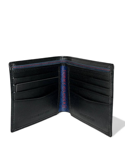 Tommy Hilfiger Grid-Pattern Leather Wallet - MASTERPIECE