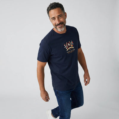 Tommy Hilfiger Heritage Crest T-Shirt – Navy Blue Edition 🇺🇸✨ - MASTERPIECE