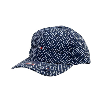 🧢 Tommy Hilfiger Navy Pattern Cap | Classic Street Style 🔵 - MASTERPIECE