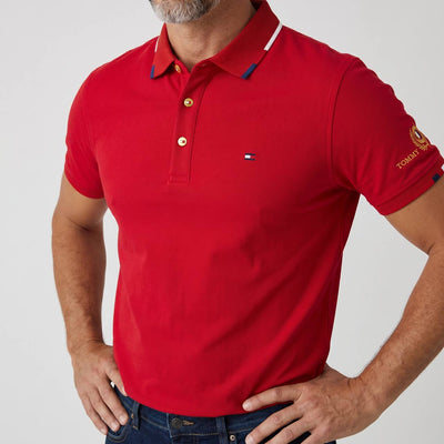Tommy Hilfiger Premium Polo – Red Edition ❤️🇺🇸 - MASTERPIECE