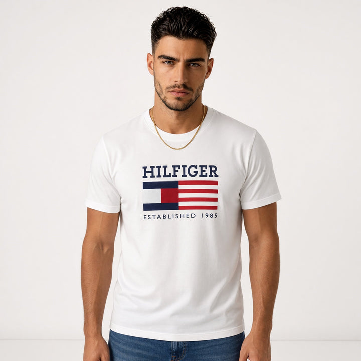 Tommy Hilfiger Logo T-Shirt — White