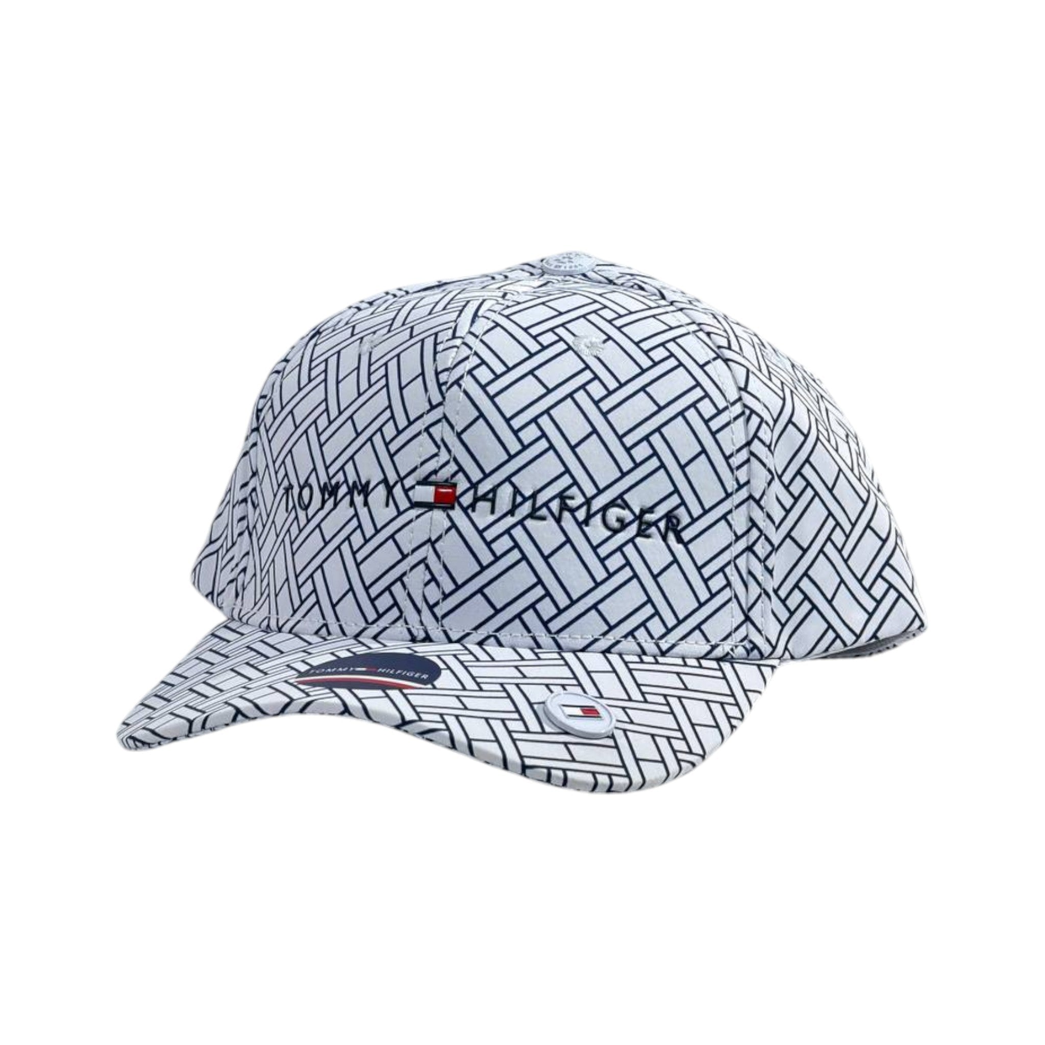 🧢 Tommy Hilfiger White Pattern Cap | Clean Minimal Street Style ⚪️ - MASTERPIECE