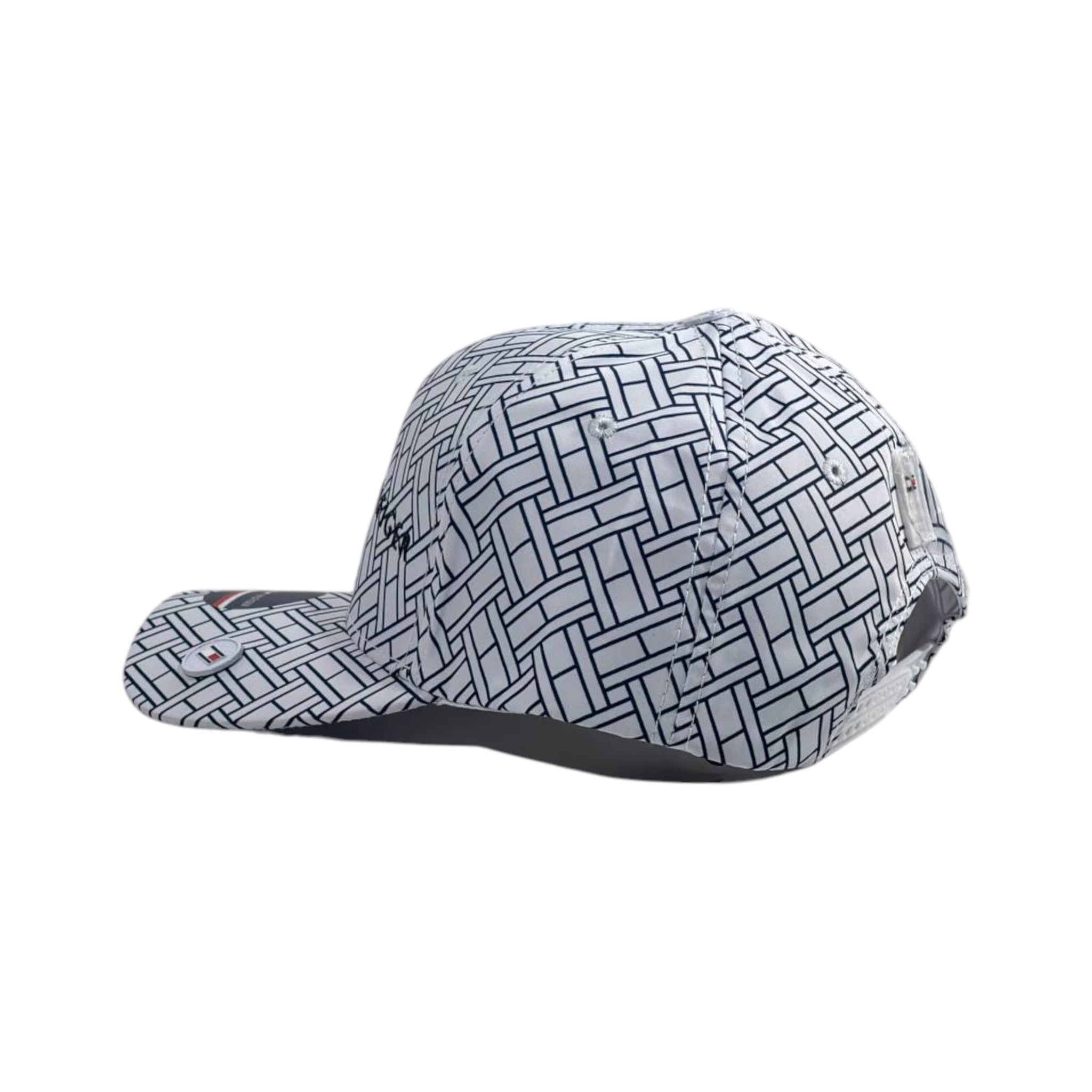 🧢 Tommy Hilfiger White Pattern Cap | Clean Minimal Street Style ⚪️ - MASTERPIECE