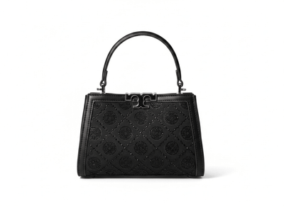 Tory Burch Crystal Embellished Mini Top Handle Bag – Black Luxury Statement 🖤✨ - MASTERPIECE