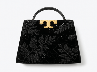 ✨ Tory Burch Lee Radziwill Embellished Top Handle Bag – Midnight Black Edition ✨ - MASTERPIECE