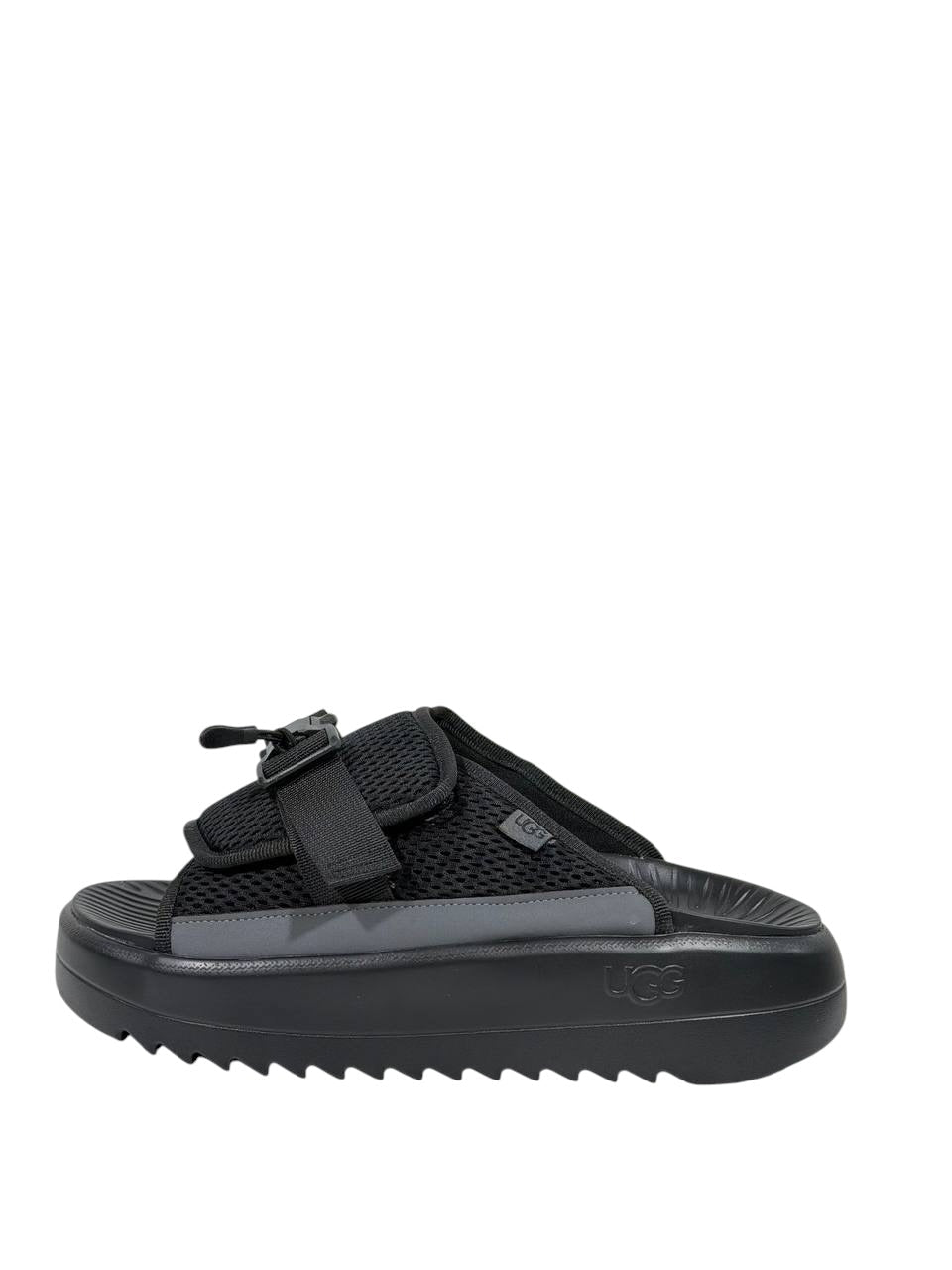 UGG Tactical Mesh Slide Sandals – Black Comfort Streetwear 🖤⚡ - MASTERPIECE