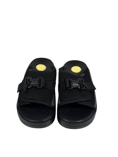 UGG Tactical Mesh Slide Sandals – Black Comfort Streetwear 🖤⚡ - MASTERPIECE