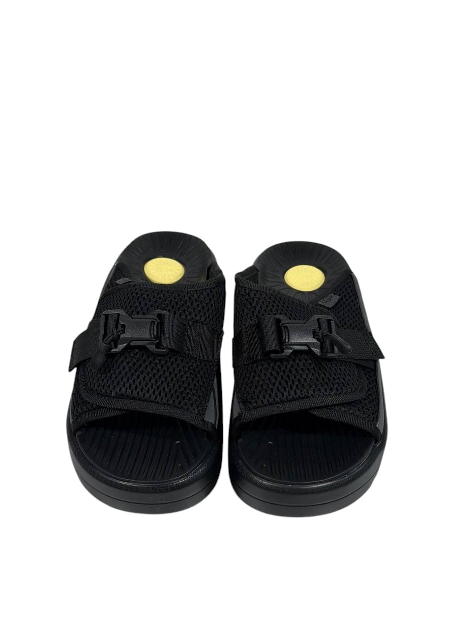 UGG Tactical Mesh Slide Sandals – Black Comfort Streetwear 🖤⚡ - MASTERPIECE