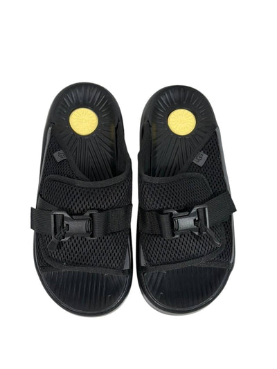 UGG Tactical Mesh Slide Sandals – Black Comfort Streetwear 🖤⚡ - MASTERPIECE