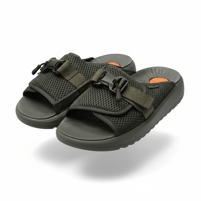 UGG Tactical Mesh Slide Sandals – Olive Green 🪖✨ - MASTERPIECE