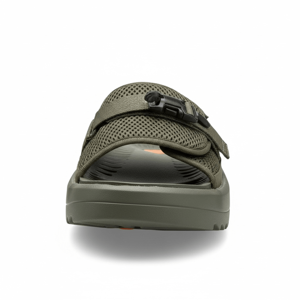 UGG Tactical Mesh Slide Sandals – Olive Green 🪖✨ - MASTERPIECE