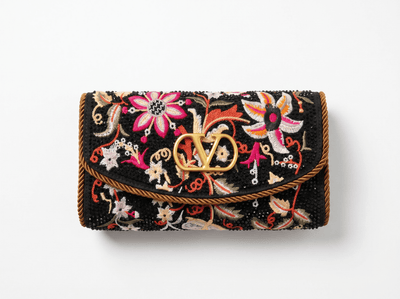 Valentino Floral Embroidered Shoulder Bag 🌸✨ - MASTERPIECE
