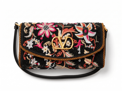 Valentino Floral Embroidered Shoulder Bag 🌸✨ - MASTERPIECE