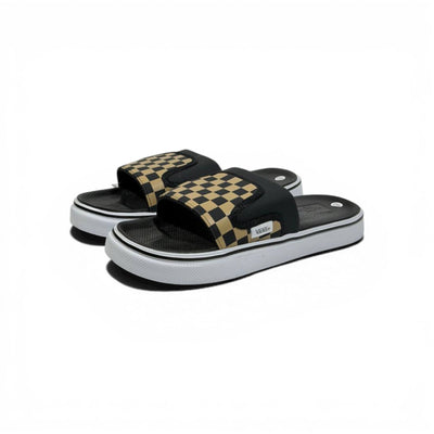 🏁 Vans Checkerboard Slides – Classic Streetwear Comfort Edition - MASTERPIECE