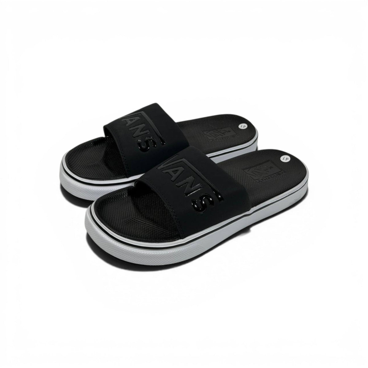 ⚫ Vans Classic Slides – Black Essential Street Comfort - MASTERPIECE