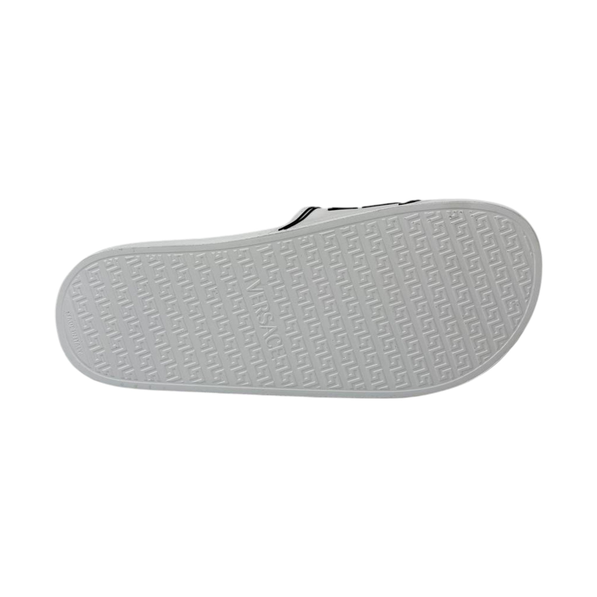 🤍 Versace Jeans Couture White Logo Slides – Luxury Minimalist Summer Essential ✨ - MASTERPIECE