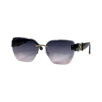 Versace Medusa Rimless Oversized Sunglasses 🖤✨ Luxury Women Designer Gradient Shades - MASTERPIECE