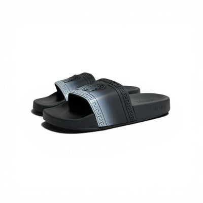 🖤✨ Versace Medusa Slides – Black Luxury Slides | Iconic Statement Style - MASTERPIECE