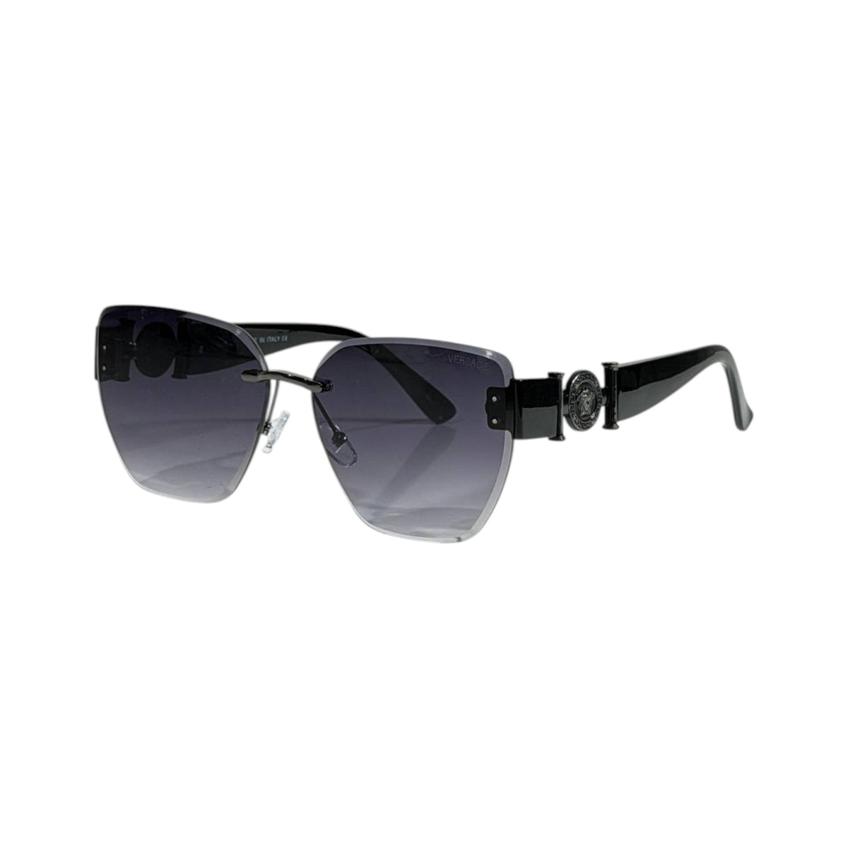 Versace Rimless Medusa Icon Sunglasses 🖤✨ Luxury Women Designer Gradient Shades - MASTERPIECE