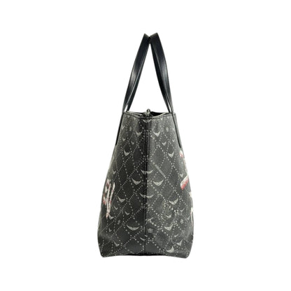 Zadig & Voltaire Inspired Black Graffiti Tote Bag 🖤✨ Luxury Shoulder Handbag for Women - MASTERPIECE