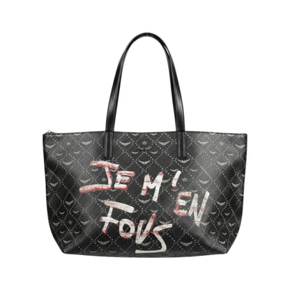 Zadig & Voltaire Inspired Black Graffiti Tote Bag 🖤✨ Luxury Shoulder Handbag for Women - MASTERPIECE