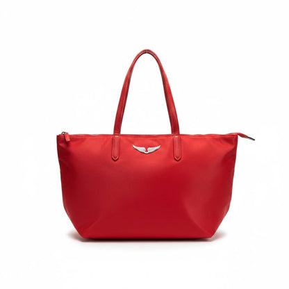 Zadig & Voltaire Inspired Red Zip Tote Bag ❤️✨ Luxury Shoulder Handbag for Women - MASTERPIECE