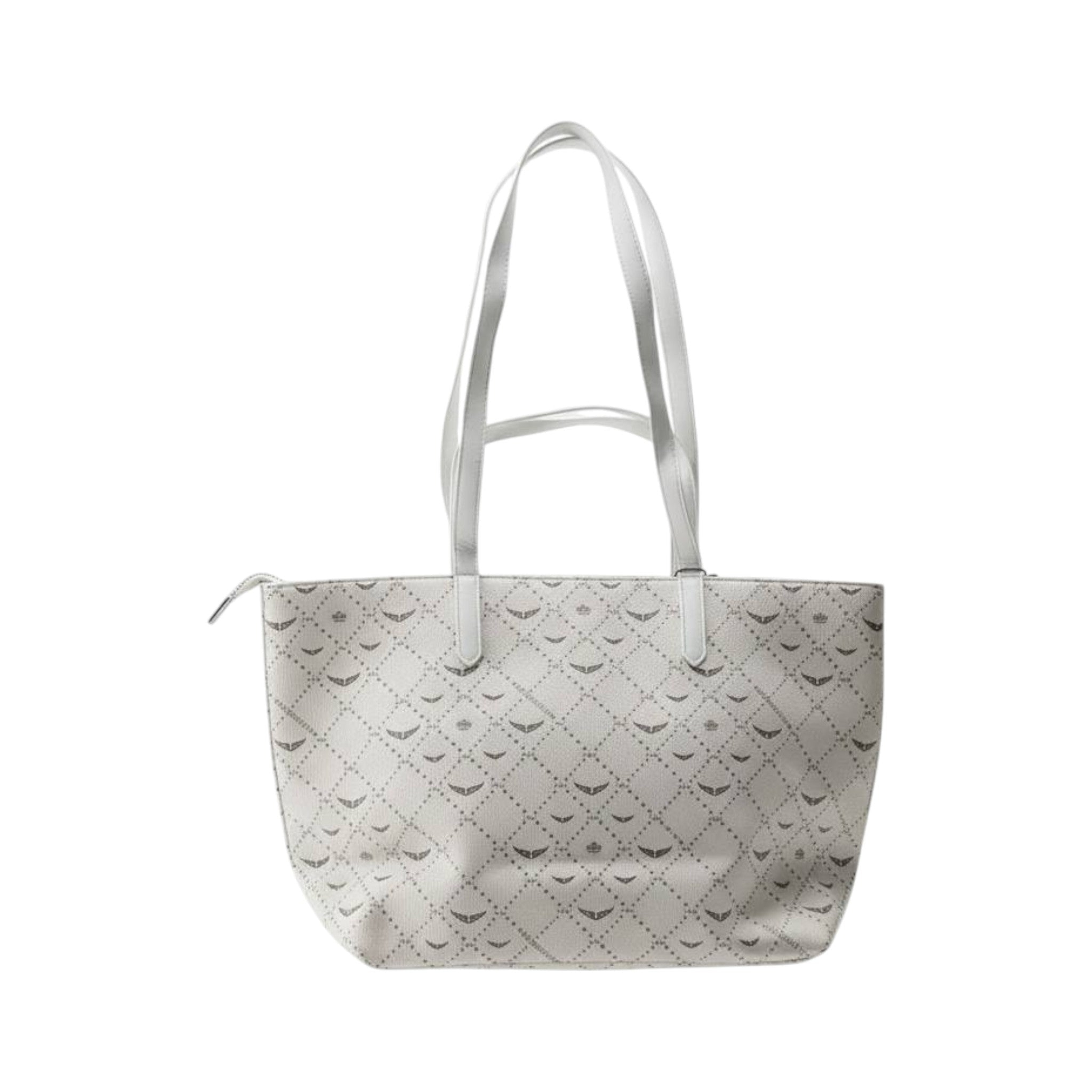 Zadig & Voltaire Inspired White Monogram Tote Bag 🤍✨ Luxury Shoulder Handbag for Women - MASTERPIECE
