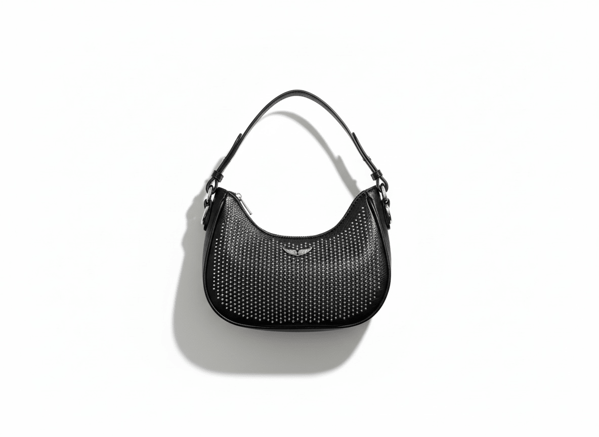ZADIG & VOLTAIRE Studded Shoulder Bag 🖤✨ | Rock-Chic Icon - MASTERPIECE